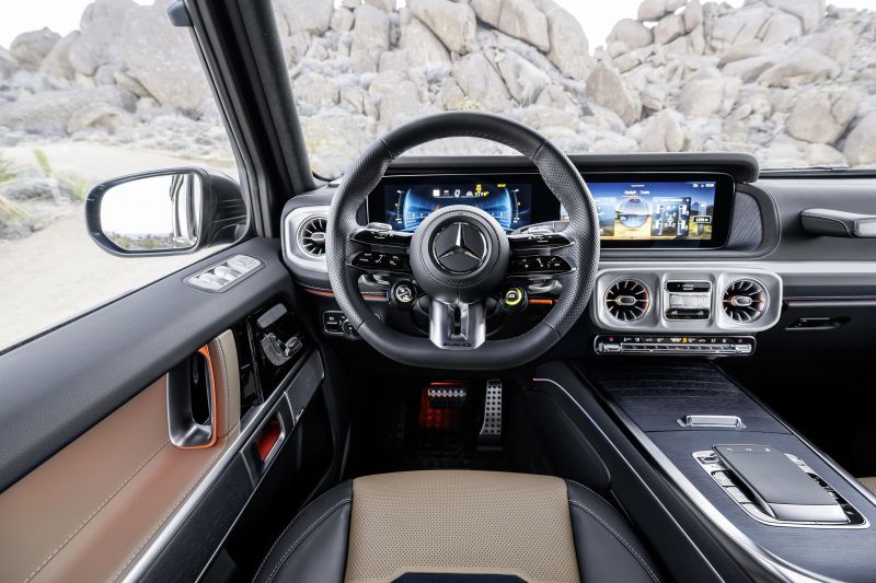 2025 Mercedes-AMG G 63 gets trick suspension, mild-hybrid boost