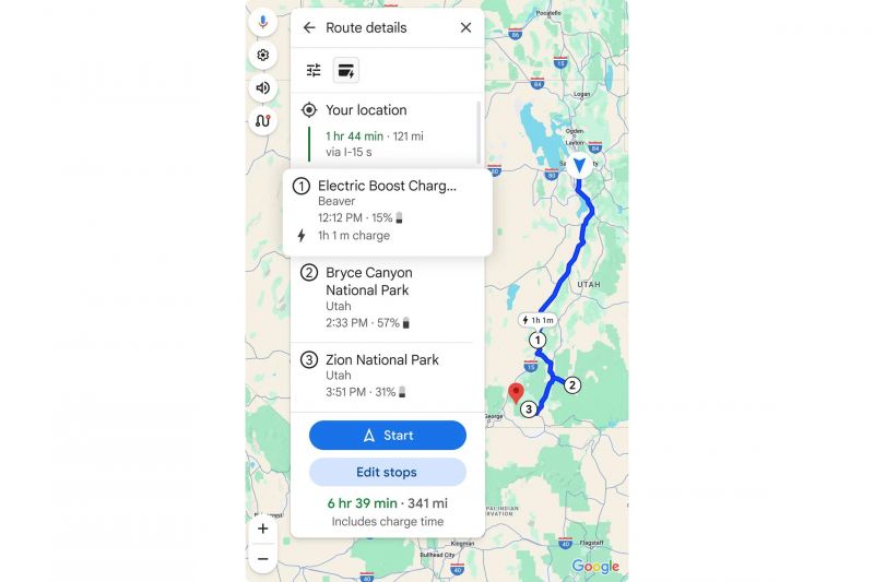 Google Maps is making it easier to find an EV charger