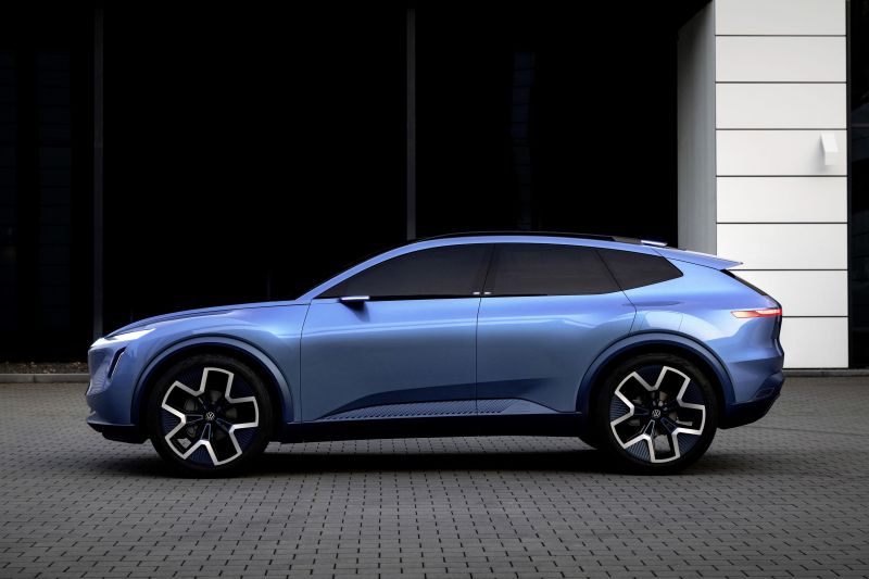 Volkswagen ID.  The code concept previews the brand's new defense against Chinese electric vehicles