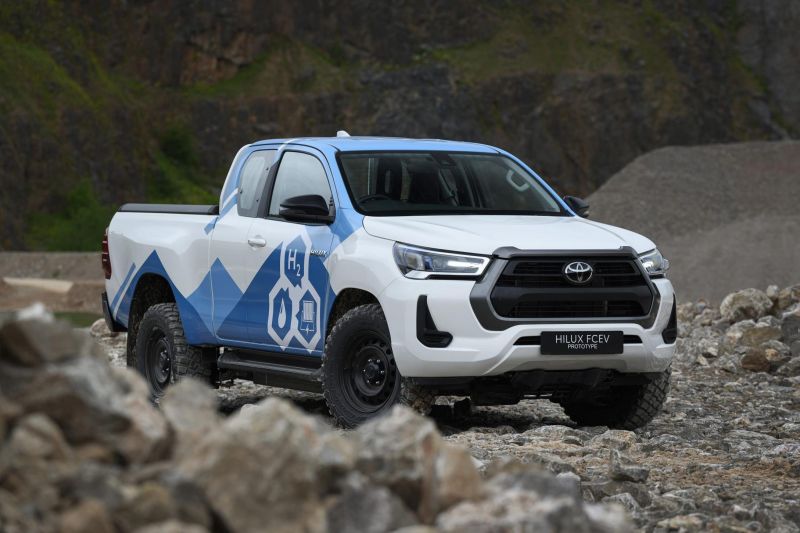 Toyota HiLux hydrogen prototypes being put to the test