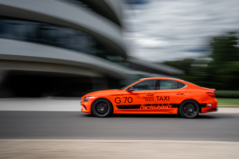 Taxi!  Genesis now offers high-speed passenger shuttle service at the Nürburgring