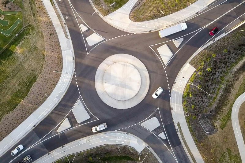 Is it illegal to drive through a roundabout?