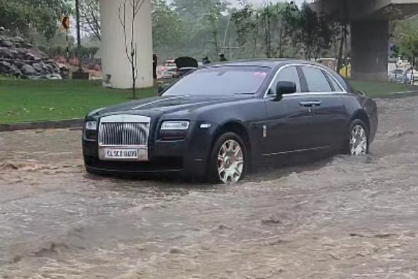 If it's flooded, forget it – even if you're in a Rolls-Royce