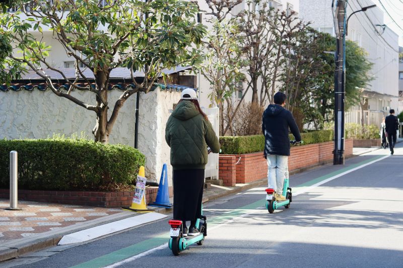 Want to ride an electric suitcase in Japan? You'll need a helmet... and a driver's licence