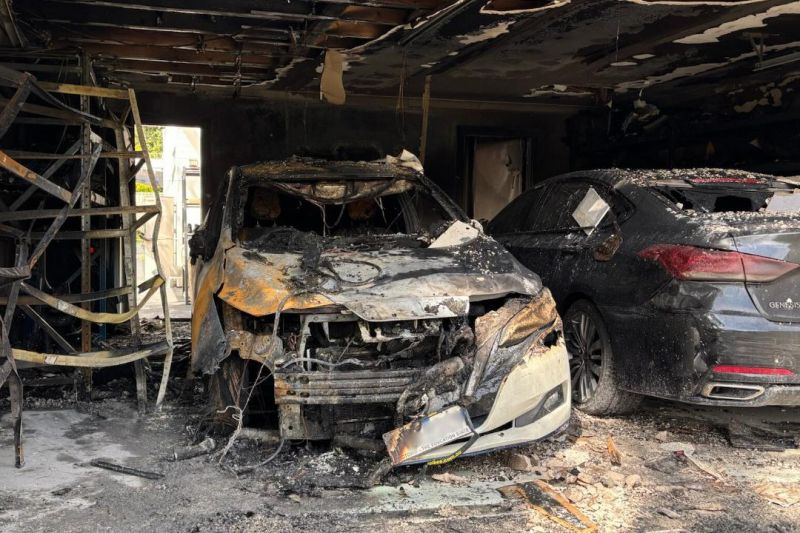 Charging EV goes up in flames, but firies say it wasn't the car's fault