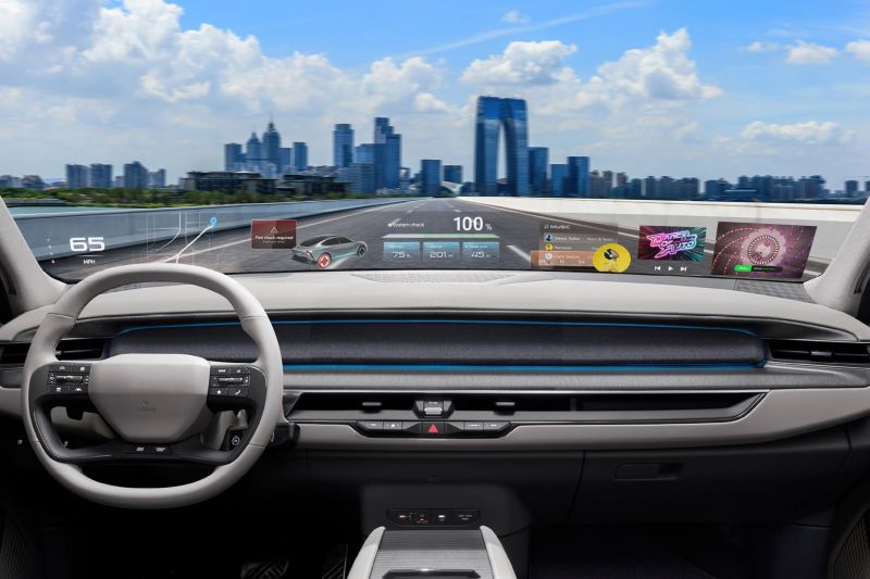 Hyundai working on supersized head-up displays