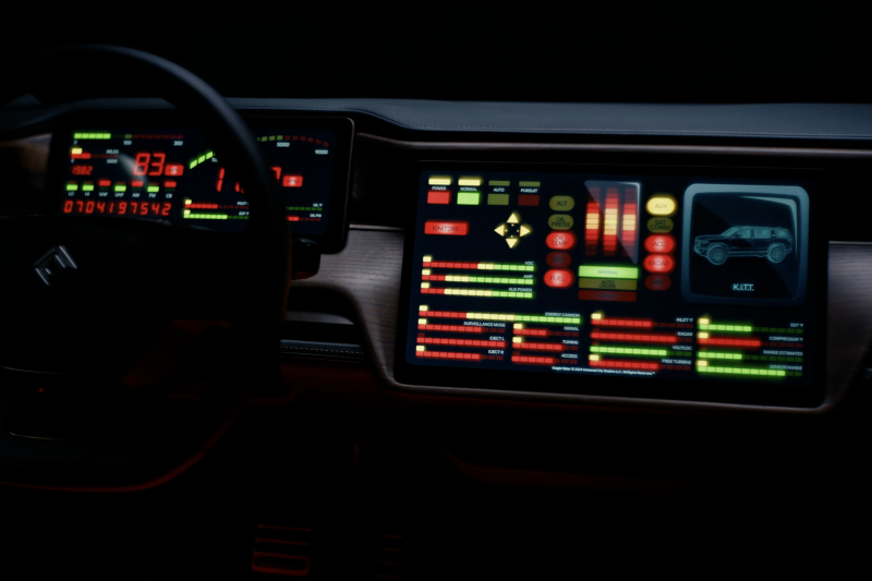 Rivian update pays tribute to Back to the Future, Knight Rider