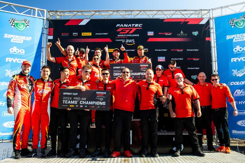 Arise Racing GT Ferrari squad wins GT3 title in debut Australian season