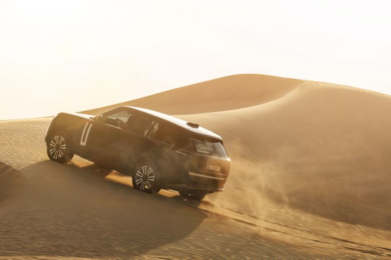 Range Rover Electric: Off-road-ready luxury EV undergoes desert testing