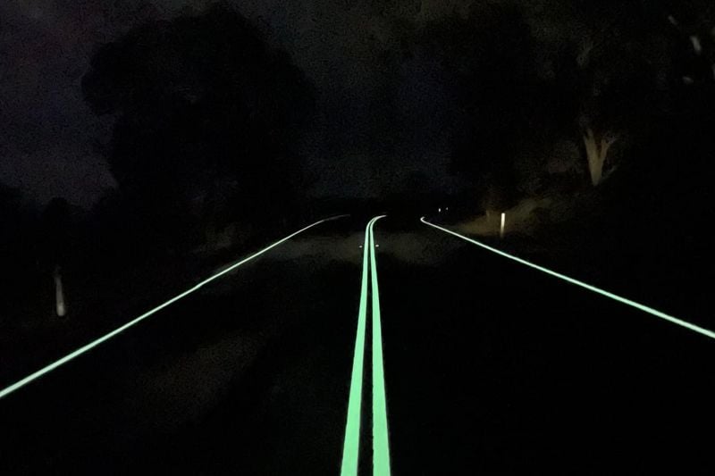 Australian state to combat road toll with glow-in-the-dark road markings