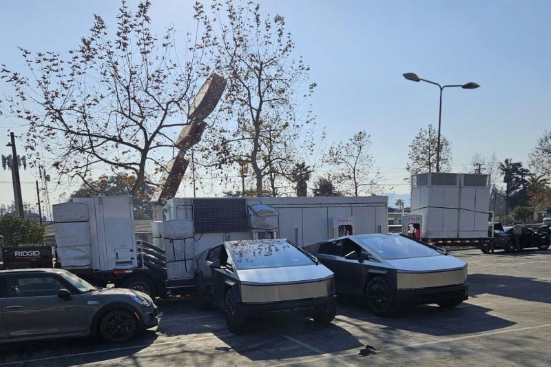 Elon Musk finds humanitarian use for Tesla Cybertrucks amid slowing sales