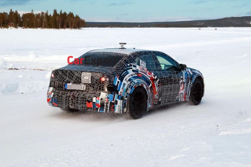 BMW M3 EV spied, and it doesn't look like a science experiment