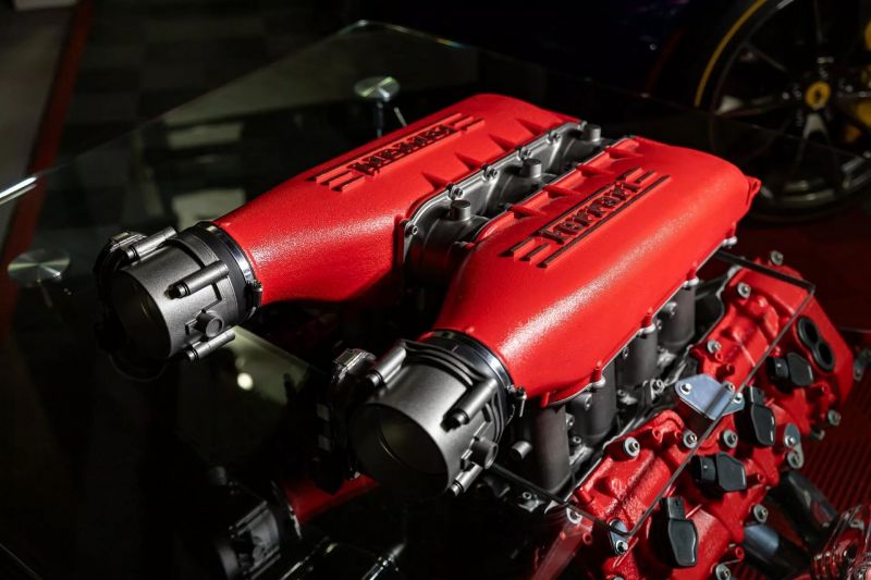 Here's one impractical but cool use for a Ferrari V8