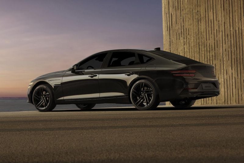 Chrome-loving luxury brand goes stealth with blacked-out luxury sedan