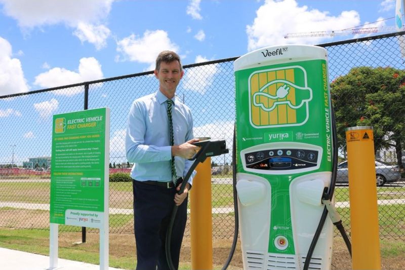 Patchy Queensland EV charging network plagued by delays