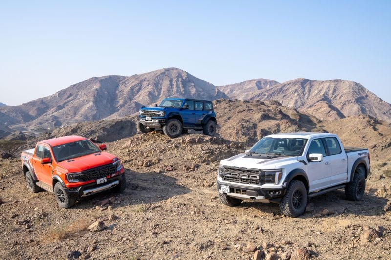 2025 Ford Ranger Raptor vs F-150 Raptor vs Bronco Raptor comparison