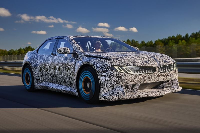 Electric BMW M3 previewed with Vision Driving Experience concept