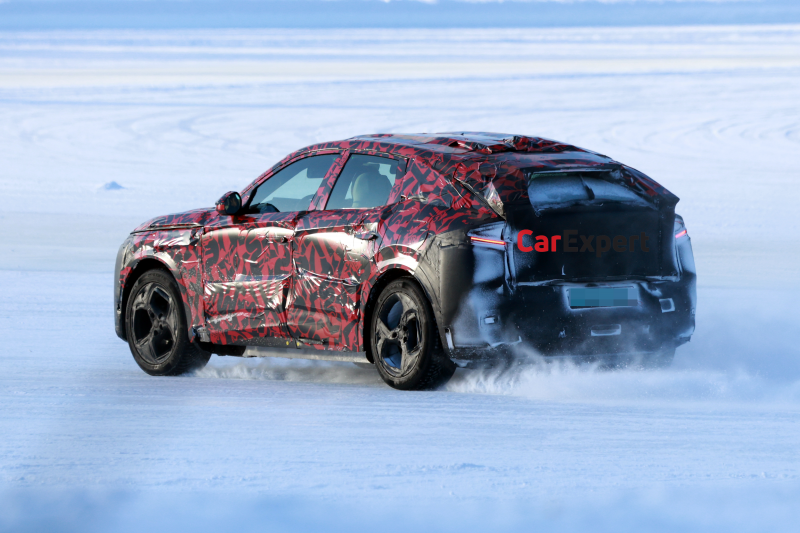 2026 Alfa Romeo Stelvio spied with electric power