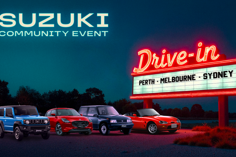 Suzuki invites owners on a drive-in movie date
