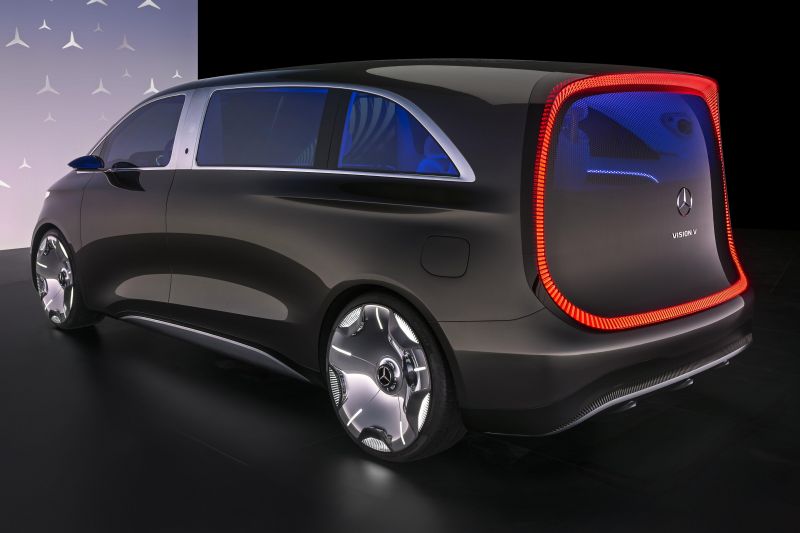 Next Mercedes-Benz V-Class previewed by super-luxurious EV concept