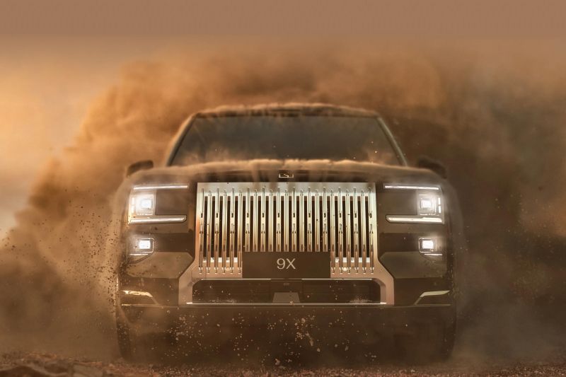 Zeekr 9X large SUV is Chinese brand's first hybrid, and it looks like a Rolls-Royce