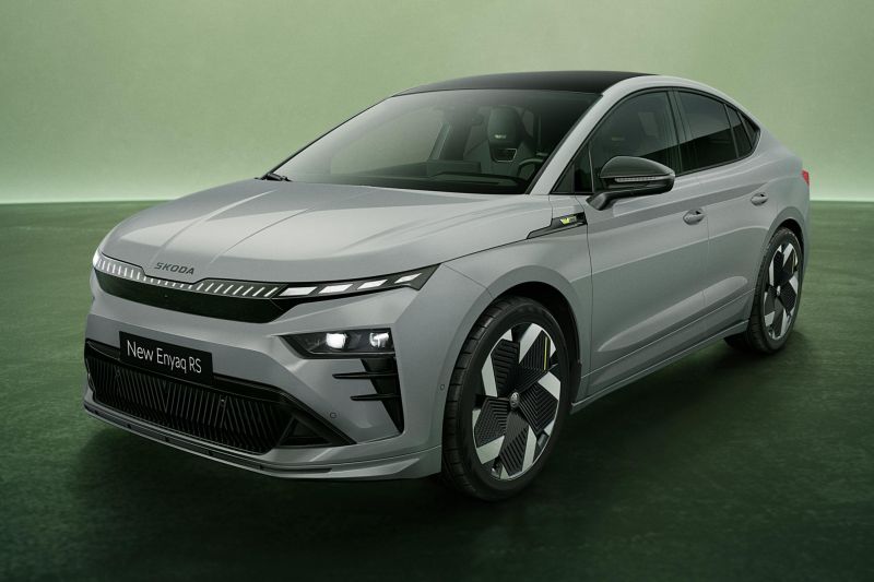 2026 Skoda Enyaq RS: Facelift revealed for hottest variant