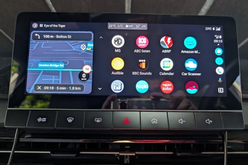 A guide to the MG 4's infotainment system
