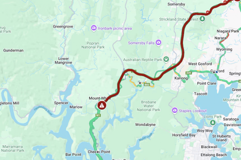 Truck spill strikes down hundreds of cars with punctures, causes 30km Sydney traffic jam