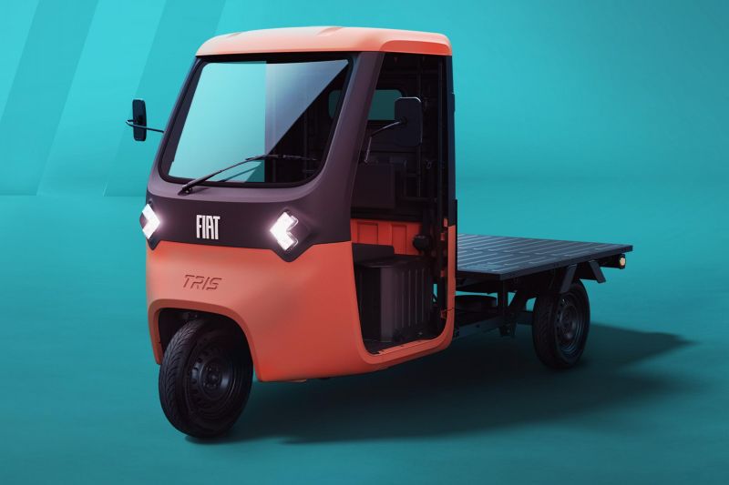 Fiat Tris: Tiny three-wheel electric ute launched in Africa and Middle East