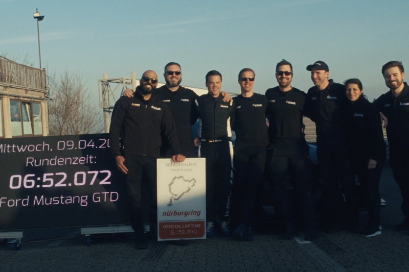Ford Mustang GTD sets another Nürburgring record