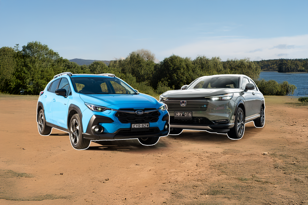 2025 Honda HR-V e:HEV L vs Subaru Crosstrek Hybrid S: Spec battle