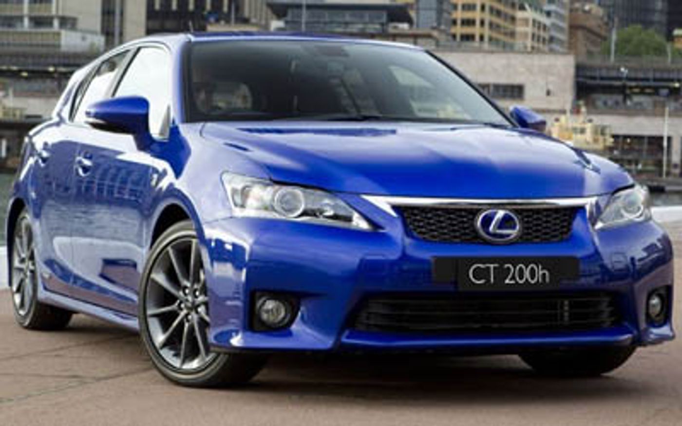 Hero image of a new Lexus CT F Sport (2011) price & specs available with CarExpert deals.