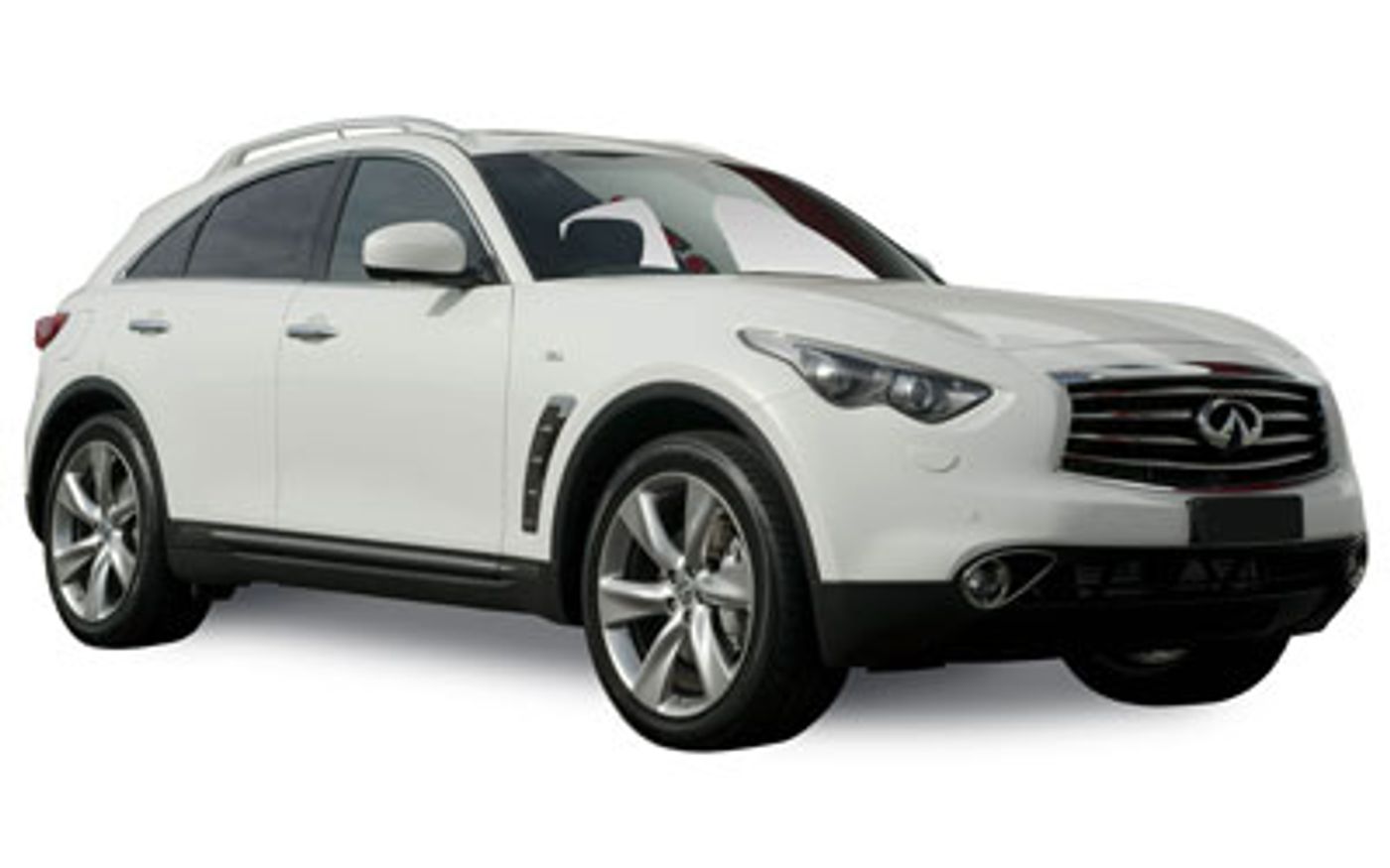 Hero image of a new Infiniti QX70 S Premium (2014) price & specs available with CarExpert deals.