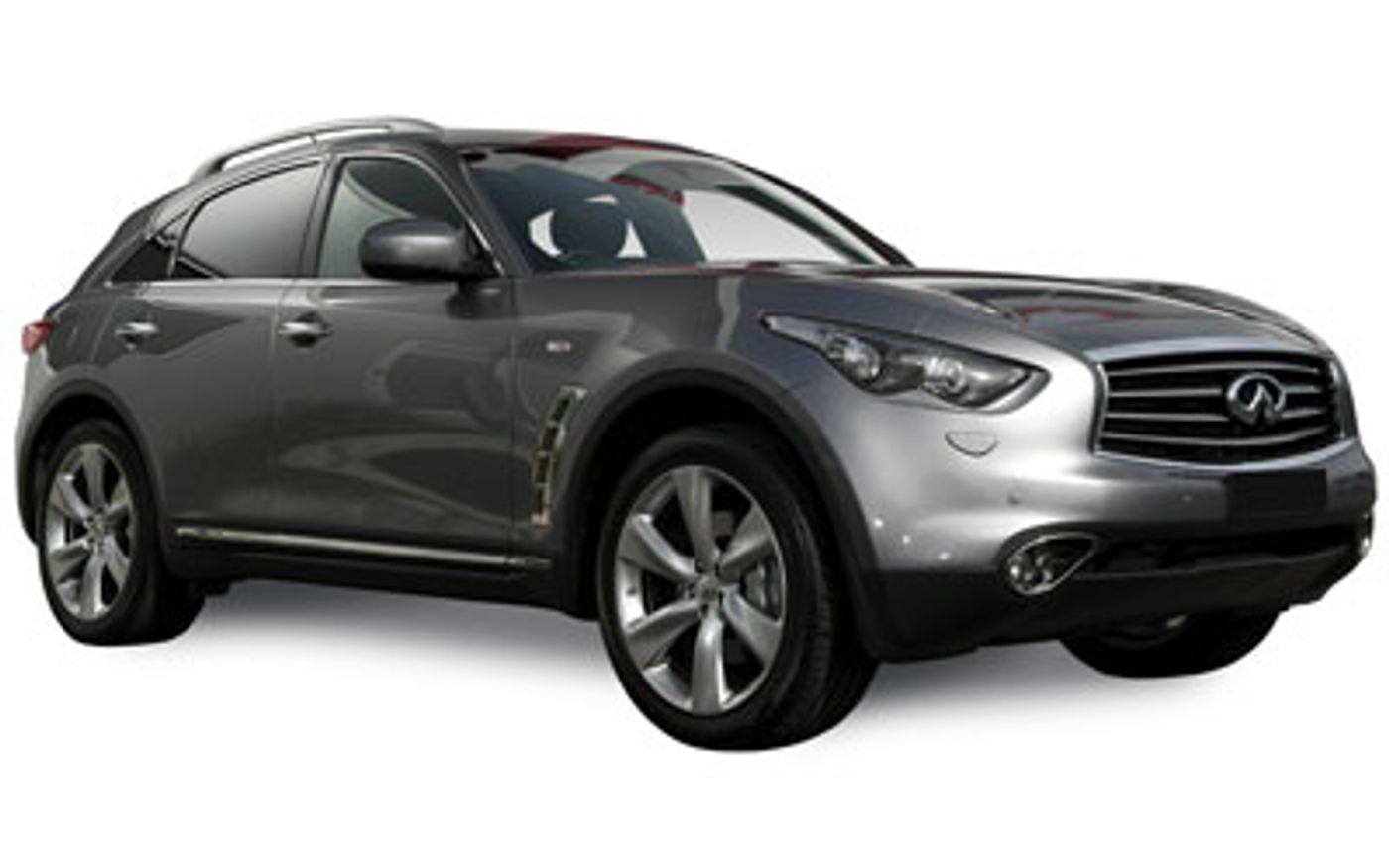 Hero image of a new Infiniti QX70 S-Design (2015) price & specs available with CarExpert deals.