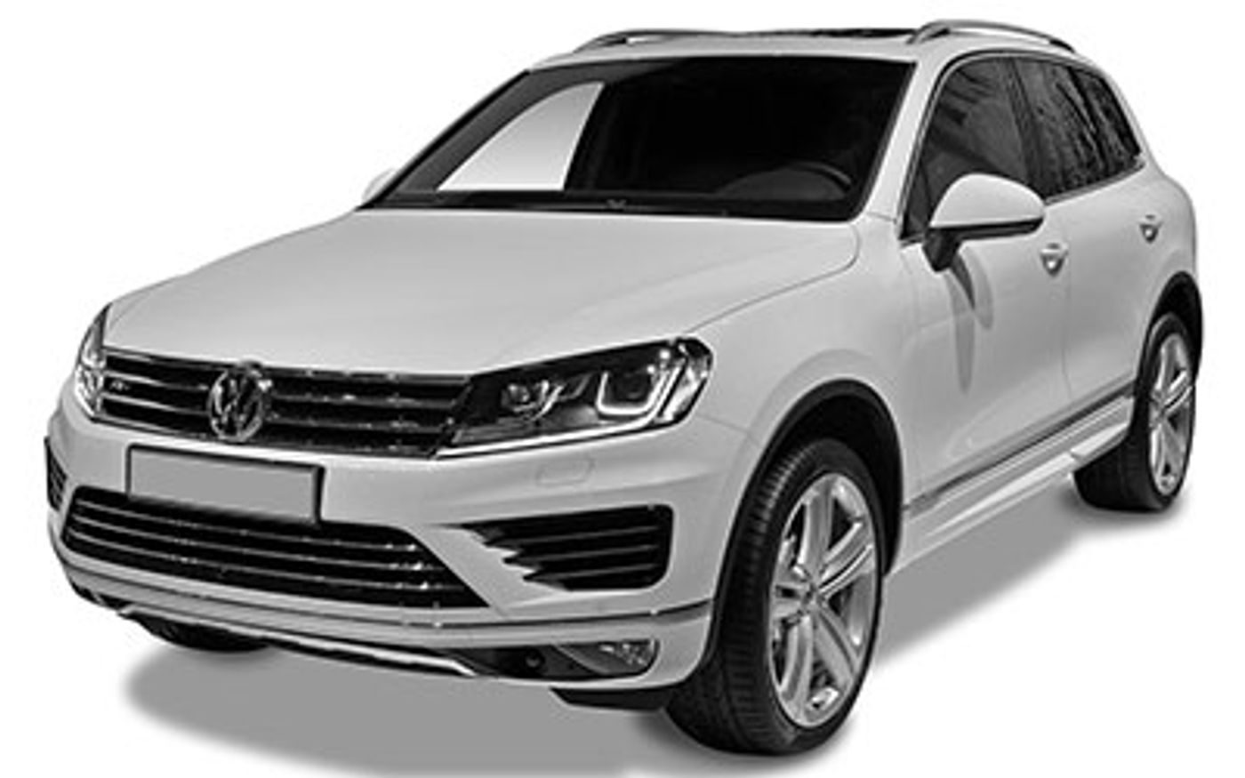Hero image of a new Volkswagen Touareg Monochome (2018) price & specs available with CarExpert deals.