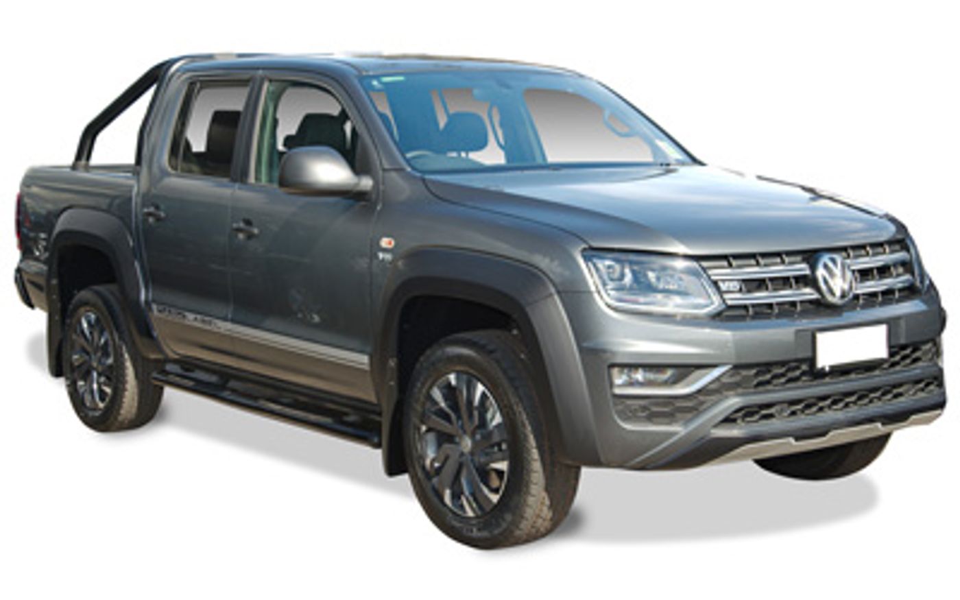 Hero image of a new Volkswagen Amarok Dark Label (2018) price & specs available with CarExpert deals.