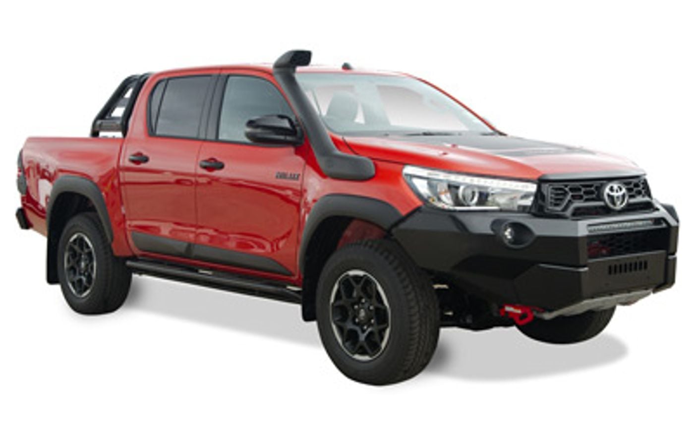 Hero image of a new Toyota HiLux Rugged X (2019) price & specs available with CarExpert deals.