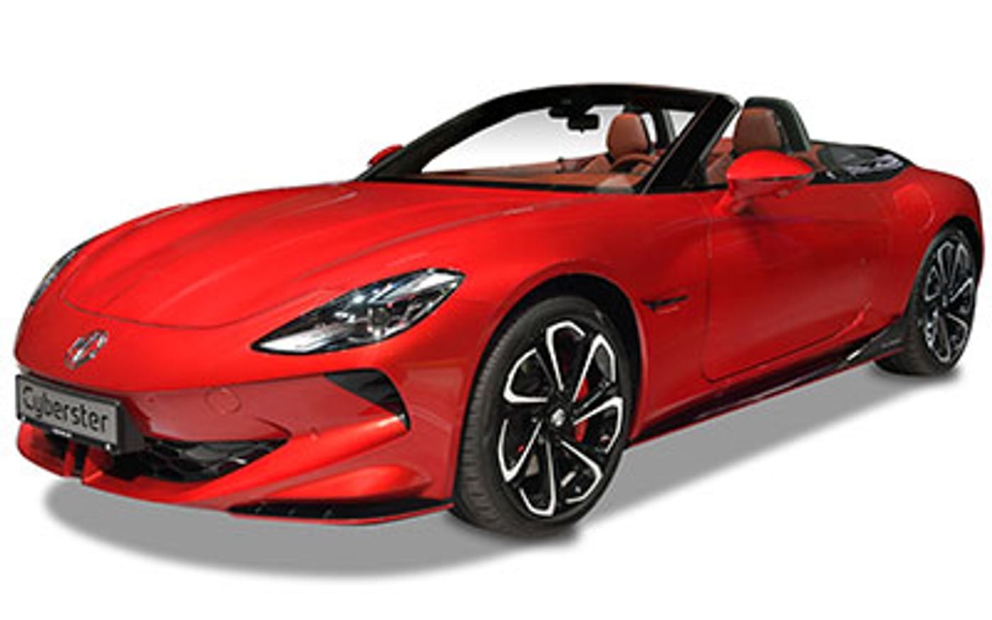 Hero image of a new MG Cyberster Base (2024) price & specs available with CarExpert deals.