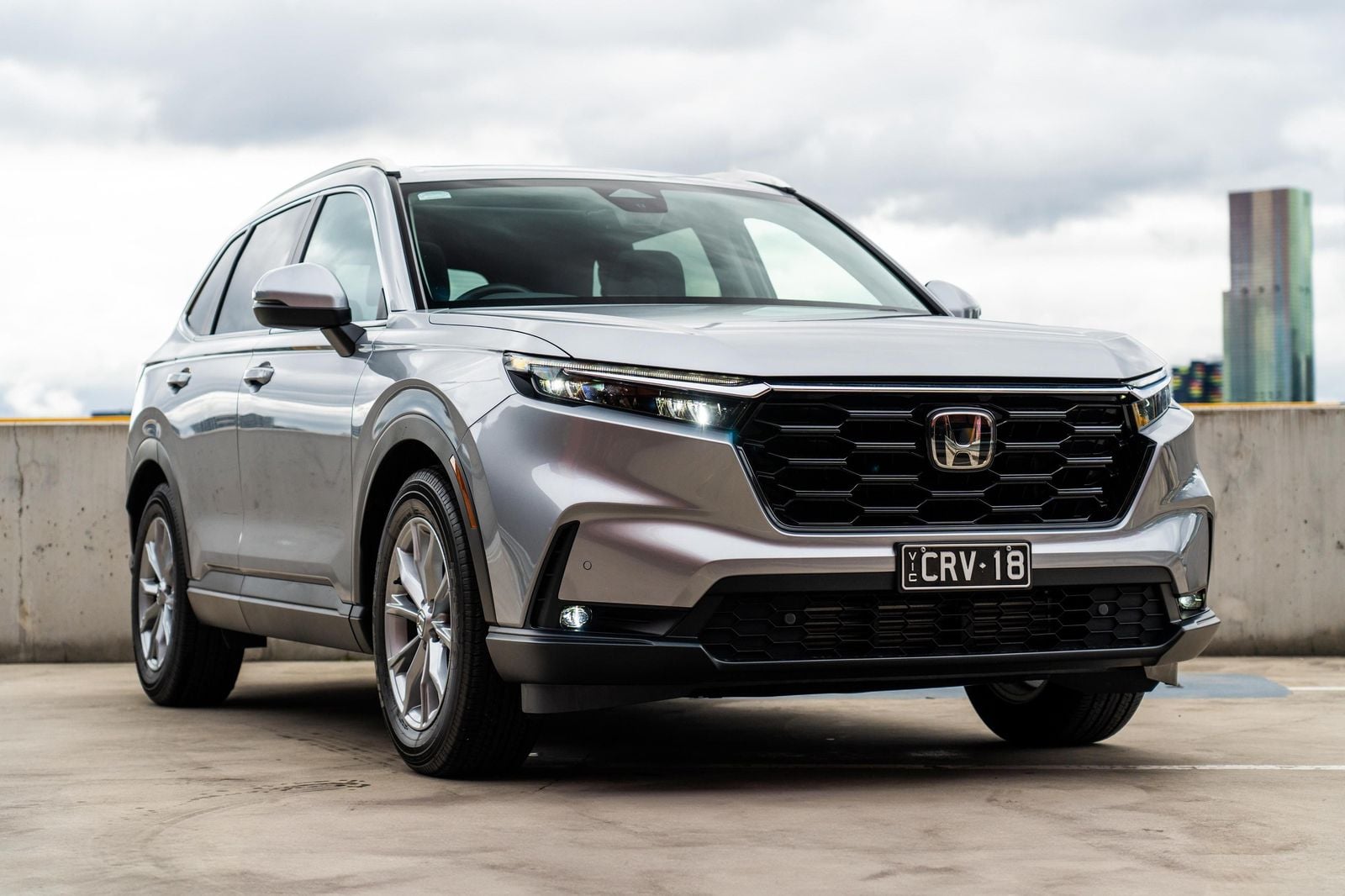 Honda CR-V front hero image showcasing modern, confident styling