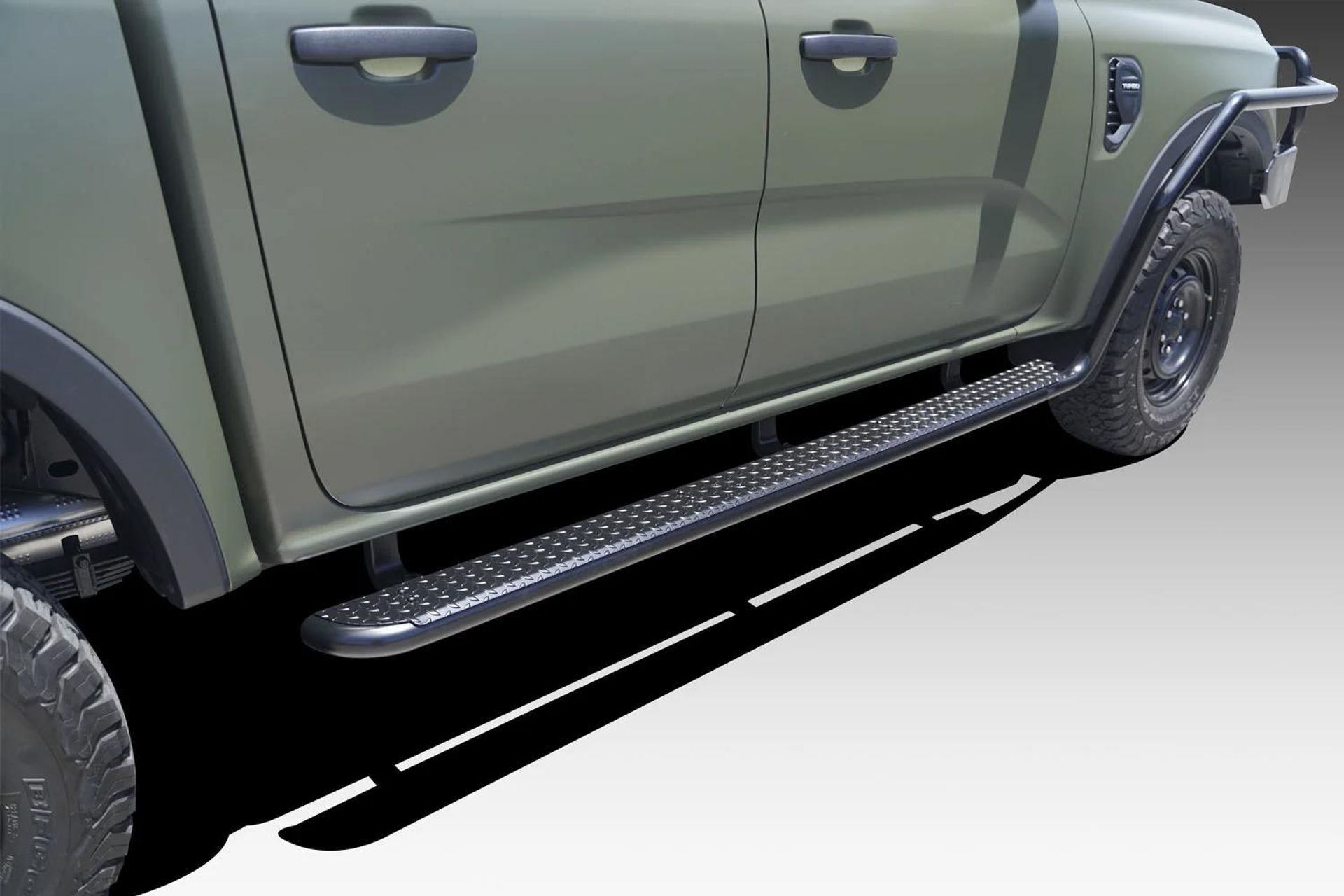 Electrified military Ford Ranger can tailgate the enemy silently ...