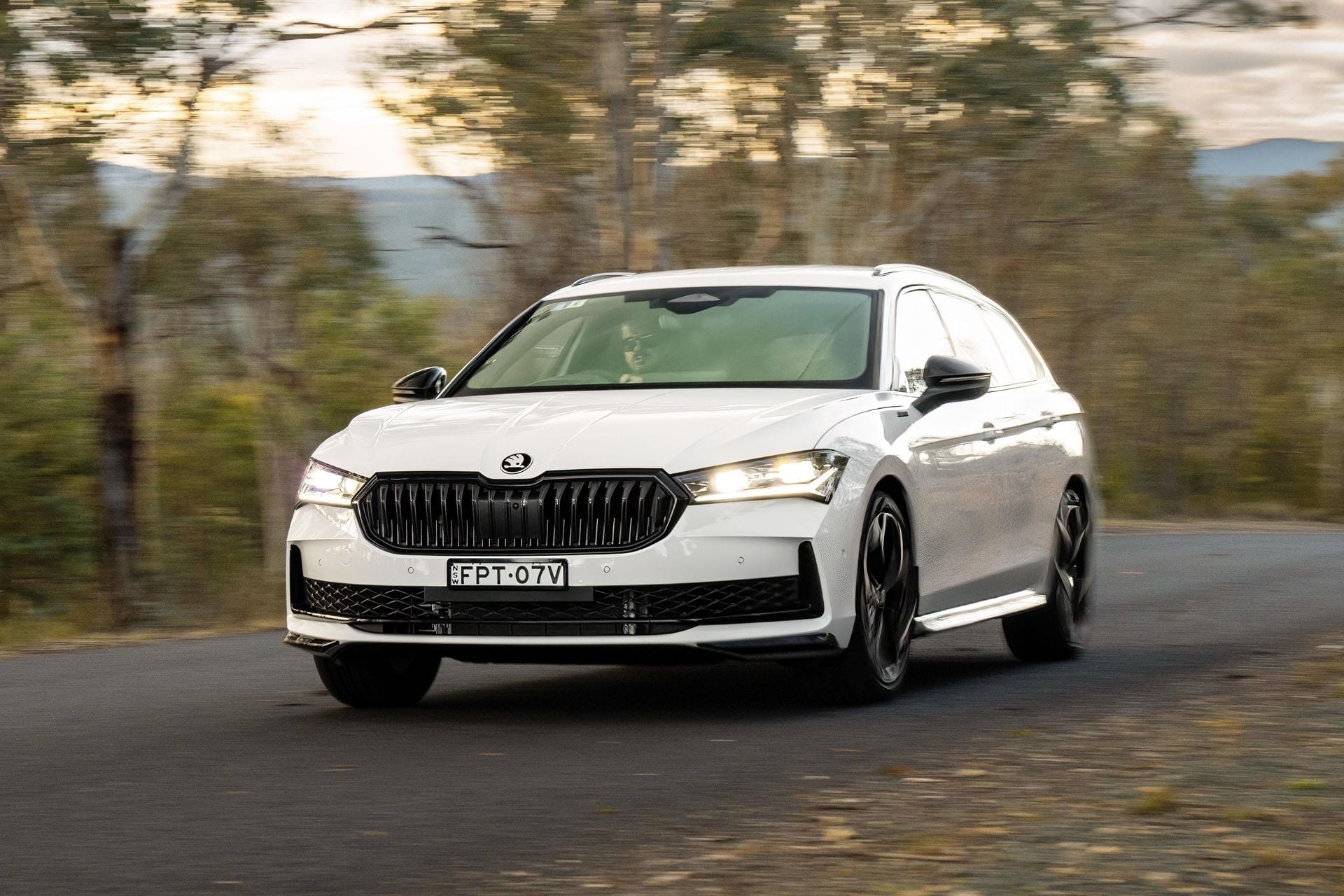 Fabelhafte Skoda Superb Sportline Bild