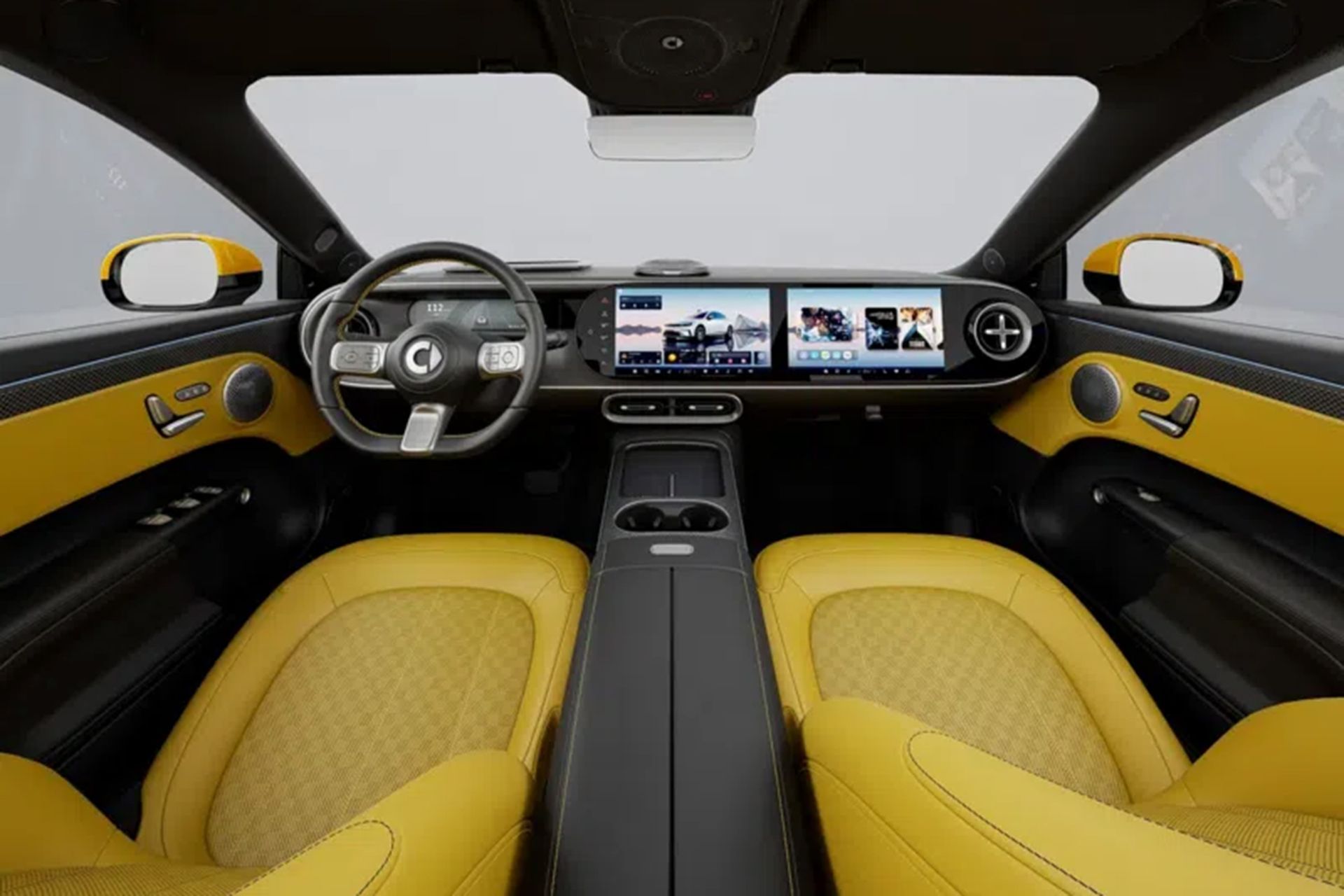 Small car specialist Smart reveals the interior of its first sedan ...