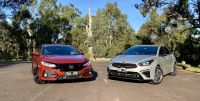 2020 Kia Cerato GT v Honda Civic RS