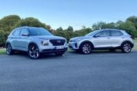 2021 Hyundai Venue Active v Kia Stonic Sport comparison