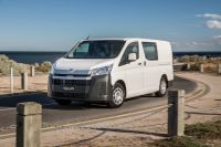 Toyota HiAce drops V6 petrol, SOS call now standard