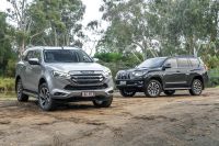 2022 Isuzu MU-X v Toyota Prado comparison