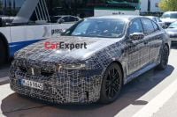 2024 BMW M5 PHEV spied with less camouflage