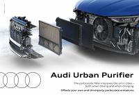 Audi front filter cleans the air as you drive – or recharge
