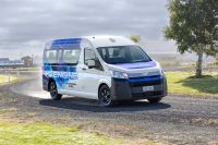 Hydrogen Toyota HiAce makes global debut in Australia