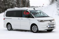 Volkswagen's new plug-in hybrid camper van spied testing